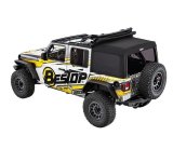 Bestop Supertop Ultra Squareback Tops for 2018-2026 WRANGLER - 5472517 Soft Top, Squareback, Polymer Cloth, Black Twill, Jeep, 4 Door, Each thumbnail 3