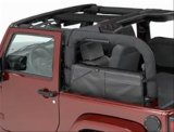 Bestop RoughRider Saddle Bags for 1992-2006 WRANGLER - 5410815 Cargo Holder, Bag/Duffel Bag, Black, Jeep, Each thumbnail 2