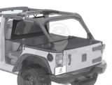 Bestop Windjammers for 2007-2018 WRANGLER, 2018 WRANGLER JK - 8003935 Soft Top, Windjammer, Polymer Cloth, Black Diamond, Jeep, 4-Door, Each thumbnail 1