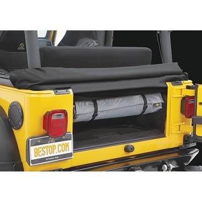 Bestop HOSS Jeep Window Storage Duffels 4281009 Duffle, Charcoal, all and Factory Zipout Vinyl Windows, Jeep, Each thumbnail 1