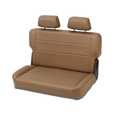 Bestop TrailMax II Fold and Tumble Spice Vinyl Seat 3944037 Seat, Tumble, Rear Bench, Vinyl, Spice, Jeep, Each