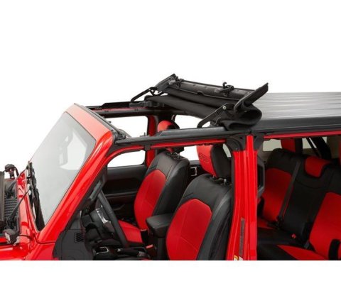 Bestop Sunrider Tops for Hardtop Jeeps 2020-2025 GLADIATOR, 2018-2026 WRANGLER - 5245417 Hardtop, Twill, Black, Factory Hard Top, Jeep, JL, JT, Each thumbnail 5