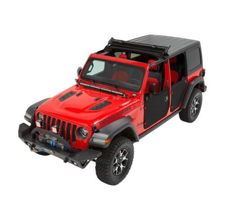 Bestop Sunrider Tops for Hardtop Jeeps 2020-2025 GLADIATOR, 2018-2026 WRANGLER - 5245417 Hardtop, Twill, Black, Factory Hard Top, Jeep, JL, JT, Each thumbnail 7