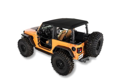 Bestop Trektop Glide Slantback Soft Tops 54930-35 Top, Slantback, Black Diamond, 2 Door, JL, Jeep, Kit thumbnail 4