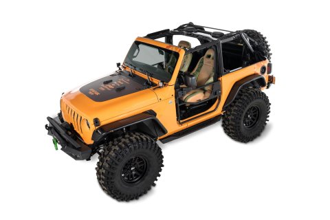 Bestop Trektop Glide Slantback Soft Tops 54930-35 Top, Slantback, Black Diamond, 2 Door, JL, Jeep, Kit thumbnail 7