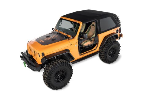 Bestop Trektop Glide Slantback Soft Tops 54930-35 Top, Slantback, Black Diamond, 2 Door, JL, Jeep, Kit thumbnail 9