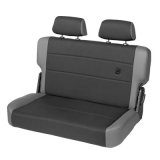 Bestop TrailMax II Fold and Tumble Charcoal Fabric Seat 3944109 Seat, Tumble, Rear Bench, Fabric, Charcoal, Jeep, Each thumbnail 1