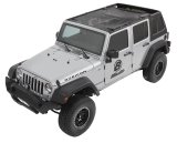 Bestop Sun Bikini Tops for 2007-2018 WRANGLER, 2018 WRANGLER JK - 5240111 Soft Top, Bikini, Safari Style, Mesh, Black, Jeep, Wrangler, Each thumbnail 1
