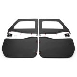 Bestop 2-Piece Soft Jeep Doors for 2020-2025 GLADIATOR, 2018-2026 WRANGLER - 5175017 Doors, Soft, Front Driver and Passenger Side, Full, Fabric, Black Twill, Jeep, Pair thumbnail 4