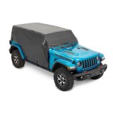 Bestop - Car and Truck Covers for 2007-2026 WRANGLER, 2018 WRANGLER JK 8104501 All Weather Trail Cover '07-18 Wrangler JK/'18-21 JL 4-Door (Black) thumbnail 2