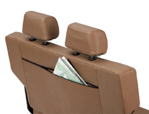 Bestop TrailMax II Fold and Tumble Black Vinyl Seat 3944001 Seat, Tumble, Rear Bench, Vinyl, Black, Jeep, Each thumbnail 1