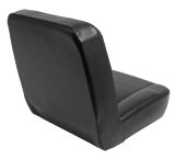 Bestop TrailMax II Classic Black Vinyl Seat 3942901 Seat, II, Lowback Front Bucket, Vinyl, Black, Jeep, Each thumbnail 1