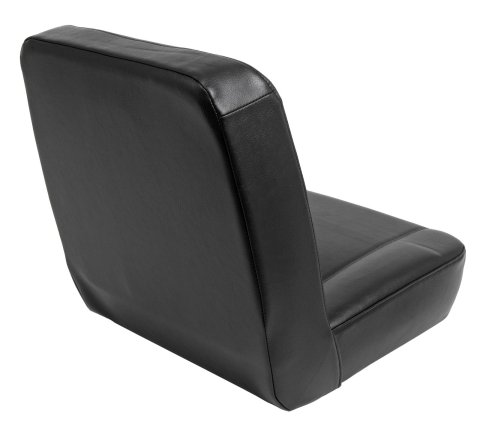 Bestop TrailMax II Classic Black Vinyl Seat 3942901 Seat, II, Lowback Front Bucket, Vinyl, Black, Jeep, Each