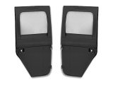Bestop 2-Piece Soft Jeep Doors for 2020-2025 GLADIATOR, 2018-2026 WRANGLER - 5175135 Doors, Soft, Rear Driver and Passenger Side, Full, Fabric, Black Diamond, Jeep, Pair thumbnail 4
