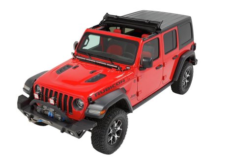 Bestop Sunrider Tops for Hardtop Jeeps 2020-2025 GLADIATOR, 2018-2026 WRANGLER - 5245435 Hardtop, Polymer Cloth, Black Diamond, Factory Hard Top, Jeep, JL, JT, Each