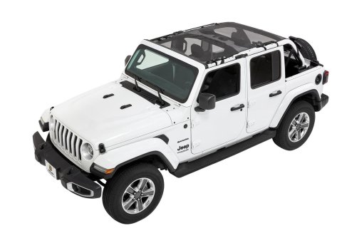 Bestop Sun Bikini Tops for 2018-2026 WRANGLER - 5241111 Soft Top, Bikini, Safari Style, Mesh, Jeep, Wrangler Unlimited, Each thumbnail 1