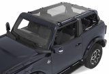 Bestop Mesh Safari Access Bimini Sunshades for 2021-2026 BRONCO - 52422-11 Soft Top, Bimini, Mesh, Black, Ford, 2-Door, Each thumbnail 1