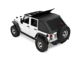 Bestop Ascent Slantback Tops for 2007-2018 WRANGLER, 2018 WRANGLER JK - 56825-35 Soft Top, Slantback, Black Diamond, Jeep JK, 4 Door, Each thumbnail 3