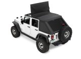 Bestop Ascent Slantback Tops for 2007-2018 WRANGLER, 2018 WRANGLER JK - 56825-35 Soft Top, Slantback, Black Diamond, Jeep JK, 4 Door, Each thumbnail 5
