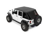 Bestop Ascent Slantback Tops for 2007-2018 WRANGLER, 2018 WRANGLER JK - 56825-35 Soft Top, Slantback, Black Diamond, Jeep JK, 4 Door, Each thumbnail 7