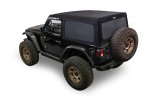 Bestop Supertop Glide Soft Tops for 2018-2025 WRANGLER - 54728-17 Top, Glide, Complete Top, Black Twill, Jeep, Each thumbnail 4