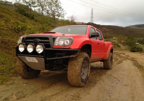 N-FAB Full Replacement R.S.P. Front Bumpers for 2005-2015 TACOMA - T053RSP Bumper, R.S.P., Front, Tube Style, Steel, Black Powdercoated, Toyota, Each thumbnail 3