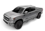 N-FAB Nerf Steps C0784S-TX Step Bars, Bars, Wheel 2 Wheel, Steel, Textured Black Powdercoated, 3 in. Diameter, Chevy, GMC, Pair thumbnail 1