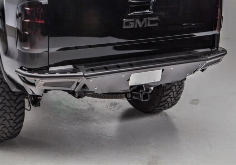 N-FAB RBS Pre-Runner Rear Bumpers for 2014-2021 TUNDRA - T14RBS-H-TX Bumper, Pre-runner Bumper, Fabricated, Steel, Black Textured Powdercoated, Toyota, Each thumbnail 1