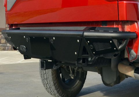 N-FAB RBS Pre-Runner Rear Bumpers for 2014-2021 TUNDRA - T14RBS-H-TX Bumper, Pre-runner Bumper, Fabricated, Steel, Black Textured Powdercoated, Toyota, Each thumbnail 2