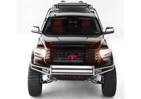 N-FAB Full Replacement R.S.P. Front Bumpers F042LRSP-TX Bumper, R.S.P., Front, Tube Style, Steel, Black Textured Powdercoated, Ford, Each thumbnail 3