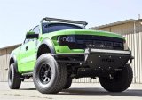 N-FAB Full Replacement R.S.P. Front Bumpers for 2014-2021 TUNDRA - T141LRSP Bumper, R.S.P., Front, Tube Style, Steel, Black Powdercoated, Toyota, Each thumbnail 2