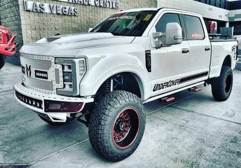 N-FAB M-RDS Pre-Runner Front Bumpers for 2017-2022 F-250 SUPER DUTY, F-350 DUTY - F171MRDS Bumper, Pre-runner Bumper, Fabricated, Steel, Gloss Black Powdercoated, Ford, Each thumbnail 1