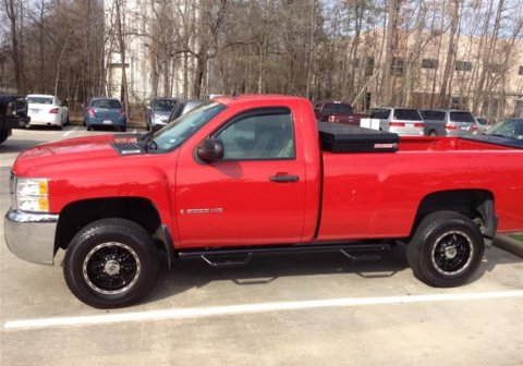 N-fab - Running Boards, Nerf Bars and Rock Sliders for 2015-2023 F-150 F1577RC-4 Step Systems, Step, Gloss Black 15-18 Ford Regular Cab 6.5' or 8' Gas SRW thumbnail 5