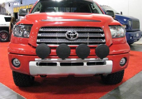 N-FAB Light Bars T074LB Bar, Steel, Black Powdercoated, Toyota, Each thumbnail 1