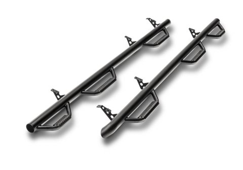 N-FAB Nerf Steps for 2005-2015 TACOMA - T0690CC-6-TX Step Bars, Bars, Bed Access, Steel, Textured Black Powdercoated, 2 in. Diameter, Toyota, Pair thumbnail 4