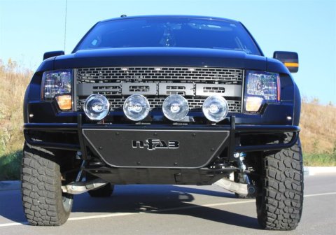 N-FAB Full Replacement R.S.P. Front Bumpers for 2011-2018 1500, 2019-2023 1500 CLASSIC, 2009-2010 RAM - D094RSP-TX Bumper, R.S.P., Front, Tube Style, Steel, Black Textured Powdercoated, Dodge, Ram, Each thumbnail 1