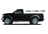 N-FAB Nerf Steps C1470RC-TX Bars, Steps, 3.00 in. Tube, 0.084 in. Thick Steel, 2 Steps, Wheel-to-Wheel, Textured Black Powdercoat, Chevy, GMC, Reg. Cab, 8 ft., Pair thumbnail 2