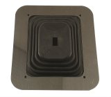 Mr. Gasket Shifter Boots 1652 Boot, Large Square, Black, Rubber, 6.500 in. x 5.250 in., Each thumbnail 1