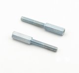 Mr. Gasket Shock Extensions 1290 Extensions, Steel, Gold Iridited, Thread Stud Style Ends, Pair thumbnail 2