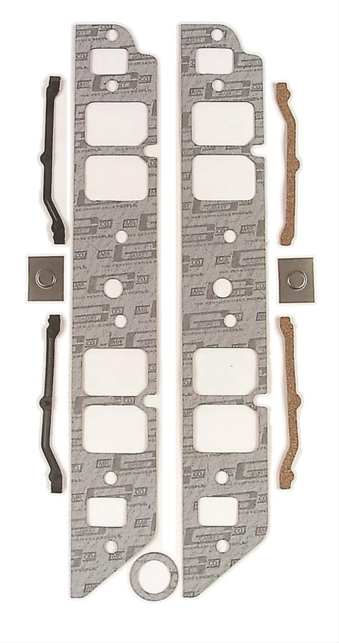 Mr. Gasket Standard Intake Sets 110 Gaskets, Manifold, Intake, Composite, Rectangle, 2.50 in. x 1.75 in. Port, .120 in. Thick, Chevy, 396-454, Set thumbnail 1
