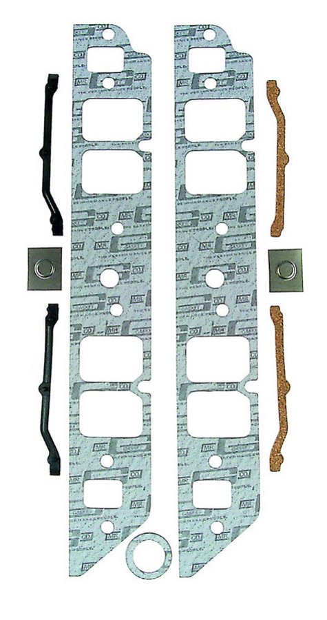 Mr. Gasket Standard Intake Sets 110 Gaskets, Manifold, Intake, Composite, Rectangle, 2.50 in. x 1.75 in. Port, .120 in. Thick, Chevy, 396-454, Set thumbnail 2
