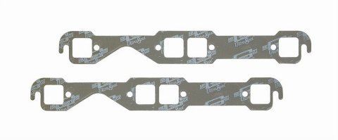 Mr. Gasket Ultra-Seal Exhaust Gaskets 5900 Gaskets, Header, Ultra-Seal, Steel Core Laminate, Square Port, Chevy, Small Block, Pair thumbnail 2
