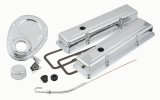 Mr. Gasket Engine Dress-Up Kits 9834 Dress-Up, Chrome, 2 Valve Covers, Gaskets, Dipstick, Tube, Push-On Clamps, Chevy, Small Block, Kit thumbnail 2
