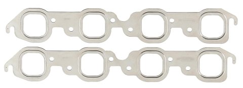 Mr. Gasket MLS Header Gaskets 4816G Exhaust Gaskets, Header, Stainless Steel, Square Port, Chevy, Big Block, Set