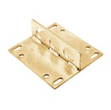 Mr. Gasket Engine Lift Plates 33027G Plate, Carburetor Pad Mount, Steel, Gold Iridited, Each thumbnail 1