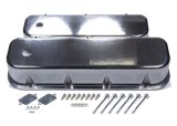 Mr. Gasket Cast Aluminum Valve Covers 6858G Covers, Perimeter Bolt Mounting, Aluminum, Polished, Tall, Chevy, Big Block, Pair thumbnail 2