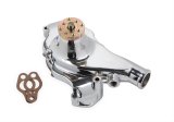 Mr. Gasket Mechanical Water Pumps 7014G Pump, Mechanical, Standard-volume, Aluminum, Chrome, Clockwise Rotation, Short, Chevy, Small Block, Each thumbnail 1