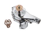 Mr. Gasket Mechanical Water Pumps 7014G Pump, Mechanical, Standard-volume, Aluminum, Chrome, Clockwise Rotation, Short, Chevy, Small Block, Each thumbnail 2