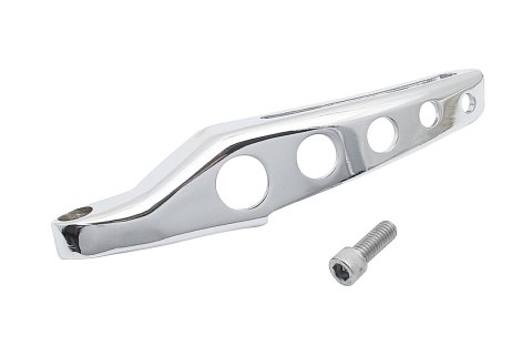 Mr. Gasket Alternator Brackets 5176 Bracket, Alternator, Steel, Chrome, Upper, High Tech Style, Chevy, Small Block, Each