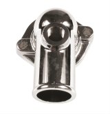 Mr. Gasket Water Necks 2664 Neck, Diecast Aluminum, Chrome Plated, 90 Degree, Ford, 429/460, Each thumbnail 1